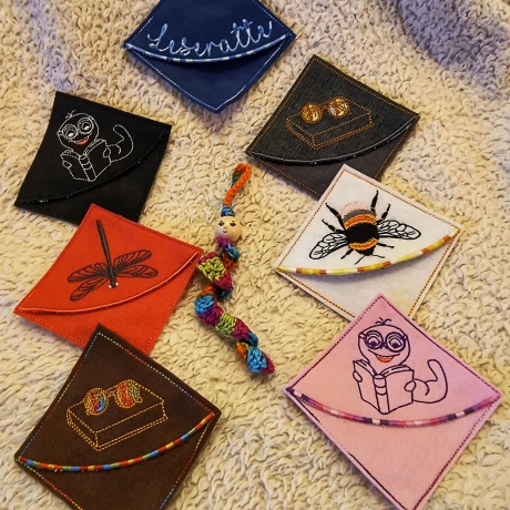 Buchecke   -  Stickdatei bei Michis Textilatelier