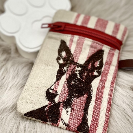 Ferberline Stickdatei Scribble Podenco ab 8x10