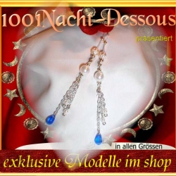 Busenschmuck ideal zum Perlenstring Intimschmuck ohne Piercing Busenschmuck ideal zum Perlenstring Intimschmuck ohne Piercing