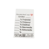 25 Textiletiketten Universal - Handarbeit mit Herz -
