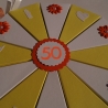 Geldgeschenk, Geldgeschenkverpackung zum 50. Geburtstag
