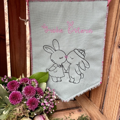 FREEBIE  Paar  -  Stickdatei bei Michis Textilatelier