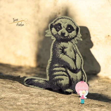 Ferberline Stickdatei Scribble Erdmännchen Carlo ab 9x10