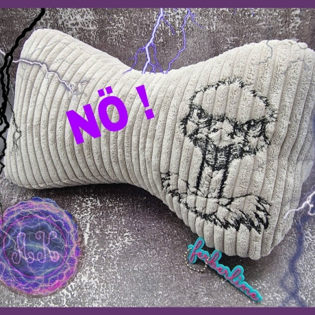 Ferberline Stickdatei Scribble Meckervogel ab 9x10