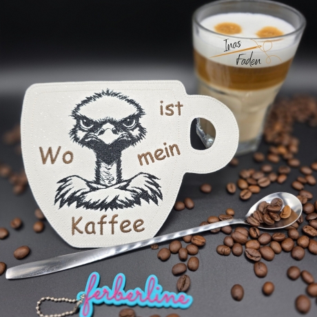 Ferberline Stickdatei Scribble Meckervogel ab 9x10