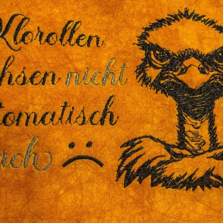 Ferberline Stickdatei Scribble Meckervogel ab 9x10