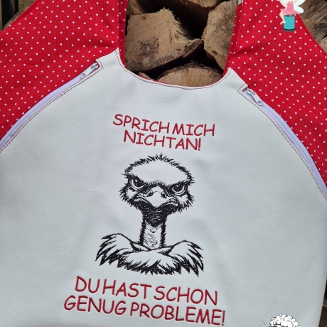 Ferberline Stickdatei Scribble Meckervogel ab 9x10