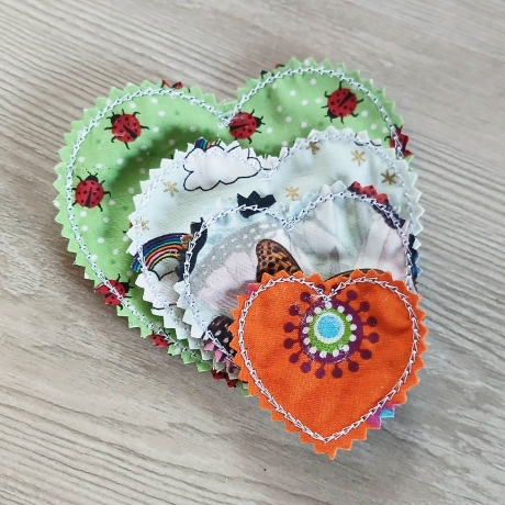 Quickie Herz Stickdatei Doodle Appli Deko stickdirwas