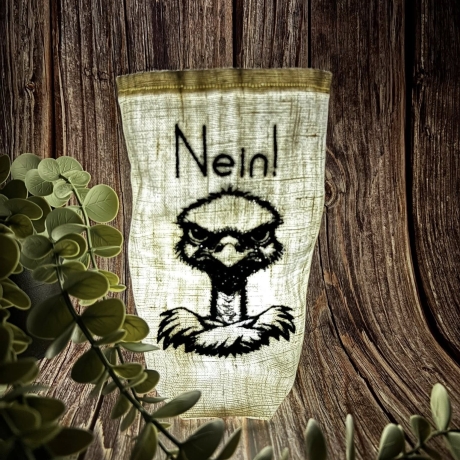 Ferberline Stickdatei Scribble Meckervogel ab 9x10