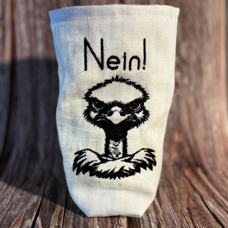 Ferberline Stickdatei Scribble Meckervogel ab 9x10