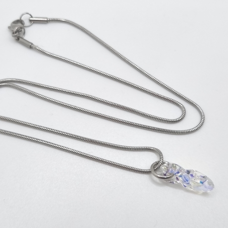 Kette mit Anhänger Crystal AB Infinity (644)