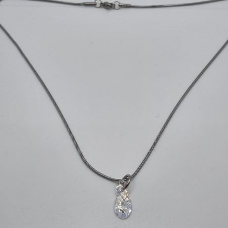 Kette mit Anhänger Crystal AB Infinity (644)