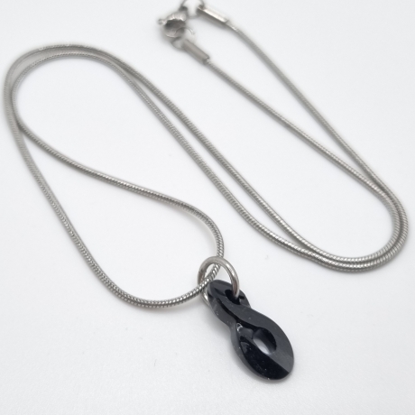 Kette mit Anhänger Infinity Jet Schwarz (644)