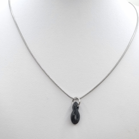 Kette mit Anhänger Infinity Jet Schwarz (644)