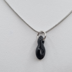 Kette mit Anhänger Infinity Jet Schwarz (644)