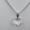 Kette Edelstahl mit Anhänger Edelweiss Crystal (644)