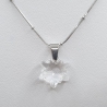 Kette Edelstahl mit Anhänger Edelweiss Crystal (644)