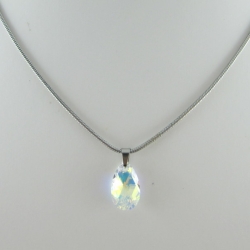 Kette Tropfen Crystal AB (644)