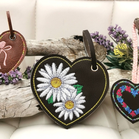 Quickie Herz Stickdatei Doodle Appli Deko stickdirwas