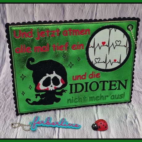 Ferberline Stickdatei MR Set Idioten ab 7x9cm