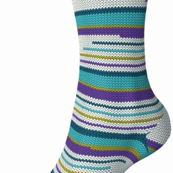 Fortissima color Campus Line, 4-fäd. Sockenwolle, Fb. 651 Oxford