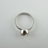 Ring Wechselring Edelstahl Kristalle Gr. 17,5