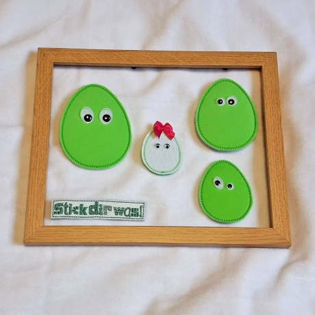 Quickie Ei Stickdatei Doodle Appli Deko stickdirwas