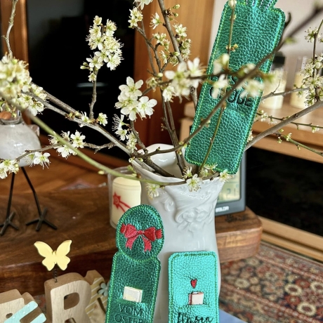 Geschenksticks - 3 Teilig - Stickdatei bei Michis Textilatelier