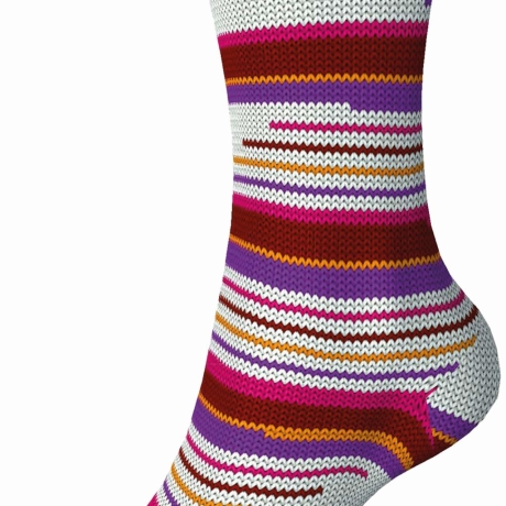 Fortissima color Campus Line, 4-fäd Sockenwolle, Fb 654 Harvard