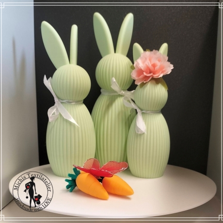 Ostern - Hasen Set - 3 Teilig  -  von Michis Textilatelier 
