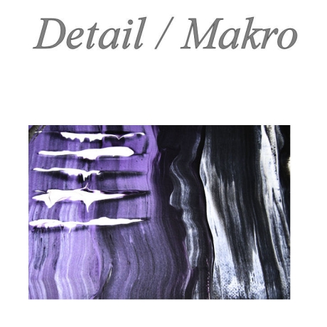 MK1 Art Bild Leinwand Abstrakt Kunst Malerei Acrylbild lila