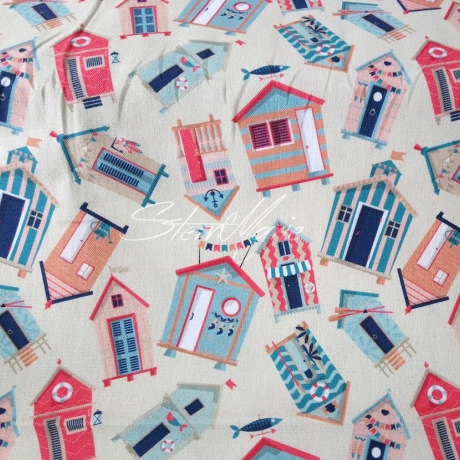 Dekostoff Beachhouse Canvas beige