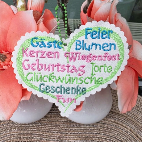 Geburtstagsherz Stickdatei Wortwolke Herz Geburtstag stickdirwas