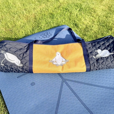 Yoga Möwen 12 Teilig  -  Stickdatei bei Michis Textilatelier