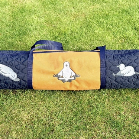 Yoga Möwen 12 Teilig  -  Stickdatei bei Michis Textilatelier