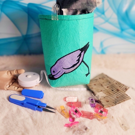 Yoga Möwen 12 Teilig  -  Stickdatei bei Michis Textilatelier