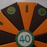 Geldgeschenk, Geldgeschenkverpackung zum 40. Geburtstag