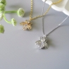 Halskette aus 925er Sterling Silber mit einer Biene in 3 D Design