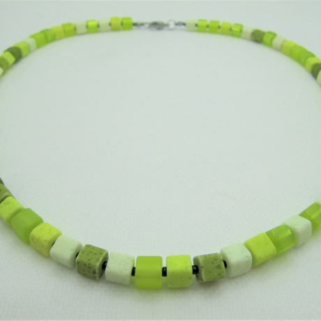 Kette Würfelkette Polariskette Grün (691)