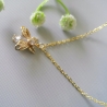 Halskette aus 925er Sterling Silber mit einer Biene in 3 D Design