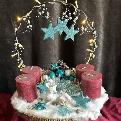 Außergewöhnlicher Adventskranz
