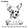 NEU Stickdatei Chihuahua Aage LIGHT Hund 