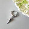 Mono Ohrring, Herren Ohrring, Edelstahl, Geschenk für Ihn