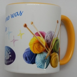 Tasse komme was wolle, 330ml, gelb