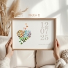 Personalisiertes Hochzeitsgeldgeschenk – Eleganter Bilderrahmen