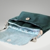 kleine Umhängetasche Damen/grüne Cord Tasche/Clutch/Handtasche
