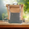 Rucksack/Rollrucksack/Roll Top/Rollrucksack/senfgelb/Cityrucksack