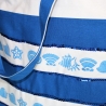große Strandtasche -blau weiß gestreifte Badetasche Damen-maritim