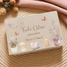 Geschenk zu Ostern personalisierte Holzkiste mit Namen Osternest