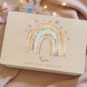 Erinnerungsbox Regenbogen Einschulung Geburt Geburtstag Taufe